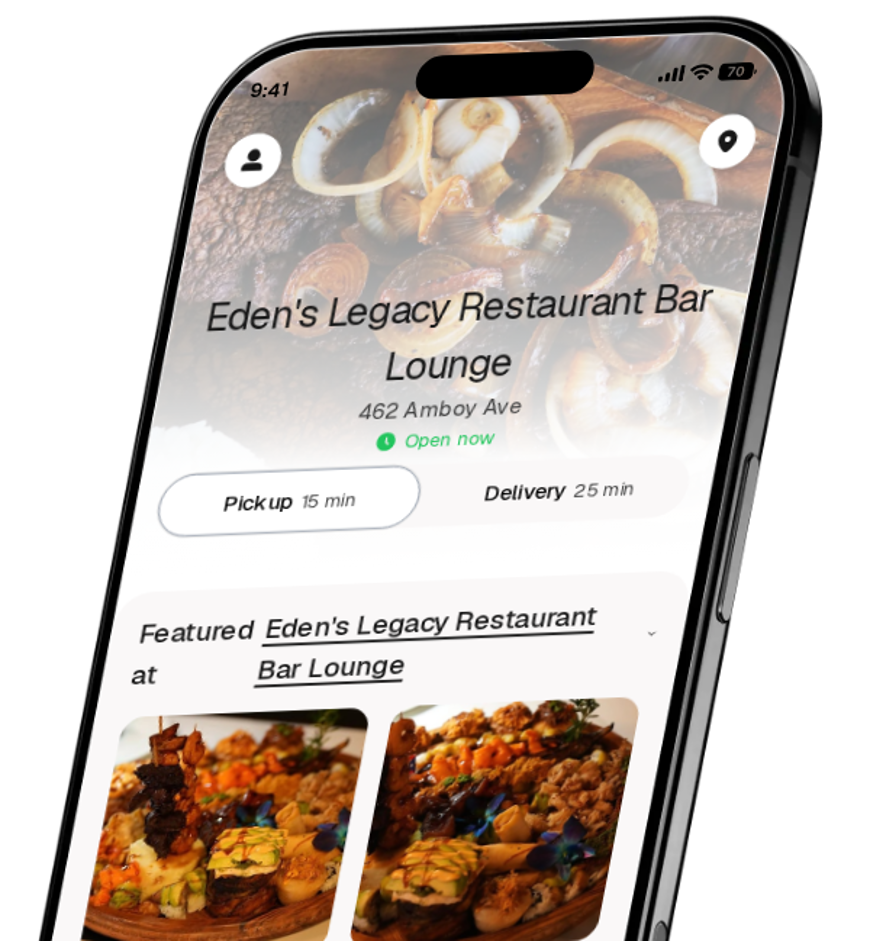 Eden's Legacy Restaurant Bar Lounge app preview
