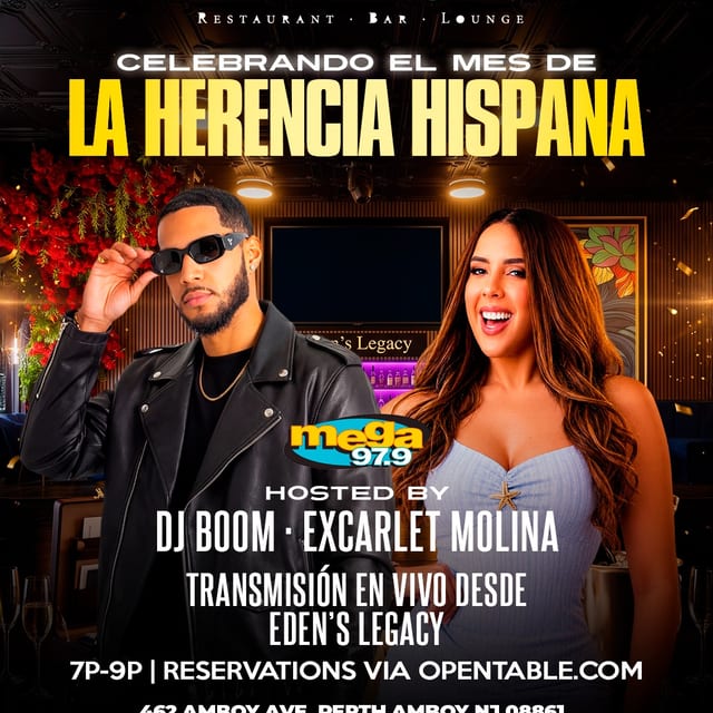97.9 La Mega's DJ BOOM & Excarlet Molina Live at Eden's Legacy